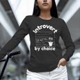 Introvert By Choice Unisex Long Sleeve T-Shirt Introvert By Choice Unisex Long Sleeve T-Shirt