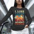 Introvert Fox Animal Lover Saying Loner Antisocial Unisex Long Sleeve T-Shirt