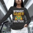 Introvert Gamer Video Games Anti Social Team Player Unisex Long Sleeve T-Shirt