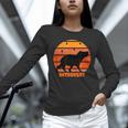 Introvert Retro Sunset Capybara Tee Unisex Long Sleeve T-Shirt