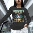 Introvert Saying Antisocial Sarcasm Introverts Unisex Long Sleeve T-Shirt