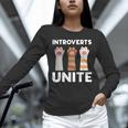 Introvert Unite Kitty Paws Raise Introverted Gathering Unisex Long Sleeve T-Shirt Introvert Unite Kitty Paws Raise Introverted Gathering Unisex Long Sleeve T-Shirt