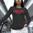 Introvert Valentines Day I Want You I Just Can't Flirt Unisex Long Sleeve T-Shirt