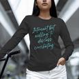 Introvert But Willing To Discuss Crocheting Unisex Long Sleeve T-Shirt