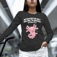 Introverted But Willing To Discuss Axolotl Salamander Unisex Long Sleeve T-Shirt Introverted But Willing To Discuss Axolotl Salamander Unisex Long Sleeve T-Shirt