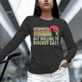 Introverted But Willing To Discuss Cats Kitten Pet Lover Unisex Long Sleeve T-Shirt