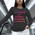 Introverted Willing To Discuss Highland Pony Introvert Unisex Long Sleeve T-Shirt Introverted Willing To Discuss Highland Pony Introvert Unisex Long Sleeve T-Shirt