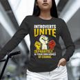 Introverts Unite Introvert Antisocial Anti Social Unisex Long Sleeve T-Shirt