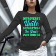Introverts Unite Introvert Antisocial Sarcasm Anti Social Unisex Long Sleeve T-Shirt