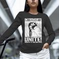 Introverts Unite Separately In Your Own Homes Introvert Unisex Long Sleeve T-Shirt