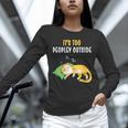 It's Too Peopley Outside Introvert And Cat Lover Unisex Long Sleeve T-Shirt It's Too Peopley Outside Introvert And Cat Lover Unisex Long Sleeve T-Shirt