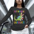 Kids 1st Grade Graduate Dinosaur Trex 1st Grade Graduation Unisex Long Sleeve T-Shirt