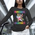 Kids Preschool Graduation Dab Unicorn Preschool Graduate Unisex Long Sleeve T-Shirt