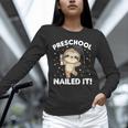 Kids Kids Preschool Nailed It Sloth Graduation Unisex Long Sleeve T-Shirt
