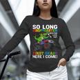 Kindergarten Graduate 2025 Kindergarten Graduation Dino Trex Unisex Long Sleeve T-Shirt