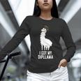 LLama Graduation I Got My Dipllama Cute Llama Unisex Long Sleeve T-Shirt