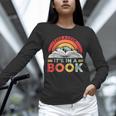 Take A Look It's In A Book Reading Book Vintage Rainbow Unisex Long Sleeve T-Shirt