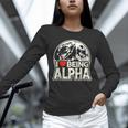I Love Being Alpha Moonlit Wolf Meme Alpha Introvert Unisex Long Sleeve T-Shirt I Love Being Alpha Moonlit Wolf Meme Alpha Introvert Unisex Long Sleeve T-Shirt