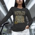 Loyal To The Shelf Knight Panther Book Lover Unisex Long Sleeve T-Shirt