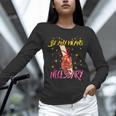 By Any Means Necessary Graduation HBCU Educated Girl Unisex Long Sleeve T-Shirt