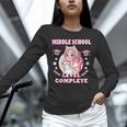 Middle School Level Complete Gaming Graduation Anime Girl Unisex Long Sleeve T-Shirt