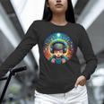 Music Enthusiast Under Starry Skies World Introvert Boy Unisex Long Sleeve T-Shirt Music Enthusiast Under Starry Skies World Introvert Boy Unisex Long Sleeve T-Shirt