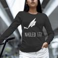 Nailed It Shirt Cute Graduation Grad Cap Unisex Long Sleeve T-Shirt