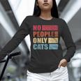 No People Only Cats Introvert Unisex Long Sleeve T-Shirt