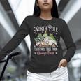 North Pole Tree Farm Merry Christmas Holiday Scene Nostalgia Unisex Long Sleeve T-Shirt North Pole Tree Farm Merry Christmas Holiday Scene Nostalgia Unisex Long Sleeve T-Shirt