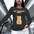 Orange Tabby Cat Graduation Distressed Shirt For Grads For Men Women Girls Kids Unisex Long Sleeve T-Shirt