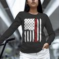 PhD Survivor Graduation American Flag Shirt Degree Tee Women Kids Men Unisex Long Sleeve T-Shirt