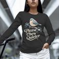 Please Chew Quieter Introvert Christmas Bird Lover Unisex Long Sleeve T-Shirt Please Chew Quieter Introvert Christmas Bird Lover Unisex Long Sleeve T-Shirt