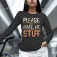 Please Don't Make Me Do Stuff Introvert Teen Lazy Gag Unisex Long Sleeve T-Shirt Please Don't Make Me Do Stuff Introvert Teen Lazy Gag Unisex Long Sleeve T-Shirt