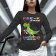 Pre k Graduation We Are Done Class 2023 Pre-k Dinosaur Boys Unisex Long Sleeve T-Shirt