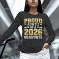 Proud Auntie Of A 2026 Graduate Shirt Class 2026 Graduation Unisex Long Sleeve T-Shirt