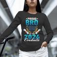 Proud Brother Of Two 2024 Graduates Twin Family Graduation Unisex Long Sleeve T-Shirt