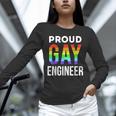 Proud Gay Engineer LGBTQ Rainbow Engineering Graduation Unisex Long Sleeve T-Shirt