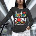 Proud Grandma Of Class Of 2024 Preschool Graduate Graduation Unisex Long Sleeve T-Shirt