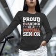 Proud Grandma Of a Football Senior 2026 Graduation Unisex Long Sleeve T-Shirt