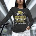 Proud Grandpa Of Two 2025 Graduates Graduation Family Unisex Long Sleeve T-Shirt