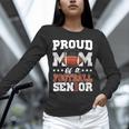 Proud Mom Of a Football Senior 2026 Graduation Gifts Unisex Long Sleeve T-Shirt
