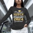 Proud Niece Of 5th Grade Graduate 2024 Elementary Graduation Unisex Long Sleeve T-Shirt