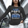 Proud Pops Of 2023 College Graduate Family 23 Graduation Unisex Long Sleeve T-Shirt