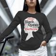 Proud Queen Shirt PhD Graduation Afro Doctorate Unisex Long Sleeve T-Shirt
