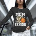 Proud Senior Mom Class Of 2026 Basketball Graduation Leopard Unisex Long Sleeve T-Shirt