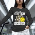 Proud Sister Of A 2026 Senior Softball Graduation Leopard Unisex Long Sleeve T-Shirt
