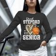 Proud Stepdad Of A 2026 Senior Basketball Graduation Leopard Unisex Long Sleeve T-Shirt