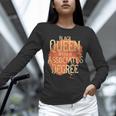 Queen Associate Degree Afrocentric GraduationShirt Unisex Long Sleeve T-Shirt
