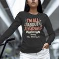 Reading And Motorcycle Life For Bikers Who Love Books Unisex Long Sleeve T-Shirt