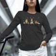 Reindeer Reading Books Christmas Library Classroom Unisex Long Sleeve T-Shirt